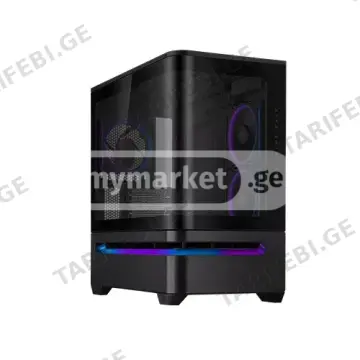 ქეისი - Asus Prime AP202 Black - 3x120 Fan ARGB